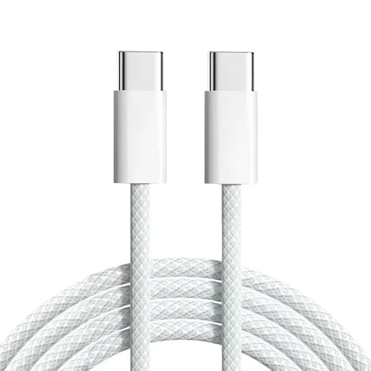 60W Braided USB-C to USB-C Fast Charging Cable