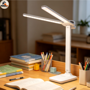 LED Eye Caring Desk Lamp with Touch Control USB Rechargeable Adjustable Brightness