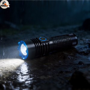 Aurora ALO-E1 USB Rechargeable 1500 Lumens Zoomable LED Flashlight for Camping and Emergency Use