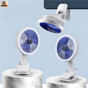 6 Inch Rechargeable Mini Clip Fan USB Portable Desk and Clip Fan