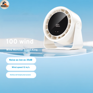 2400mAh Rechargeable Bladeless Turbo Handheld Fan USB Portable Cooling Fan