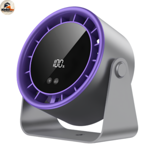 2400mAh Rechargeable Bladeless Turbo Handheld Fan USB Portable Cooling Fan